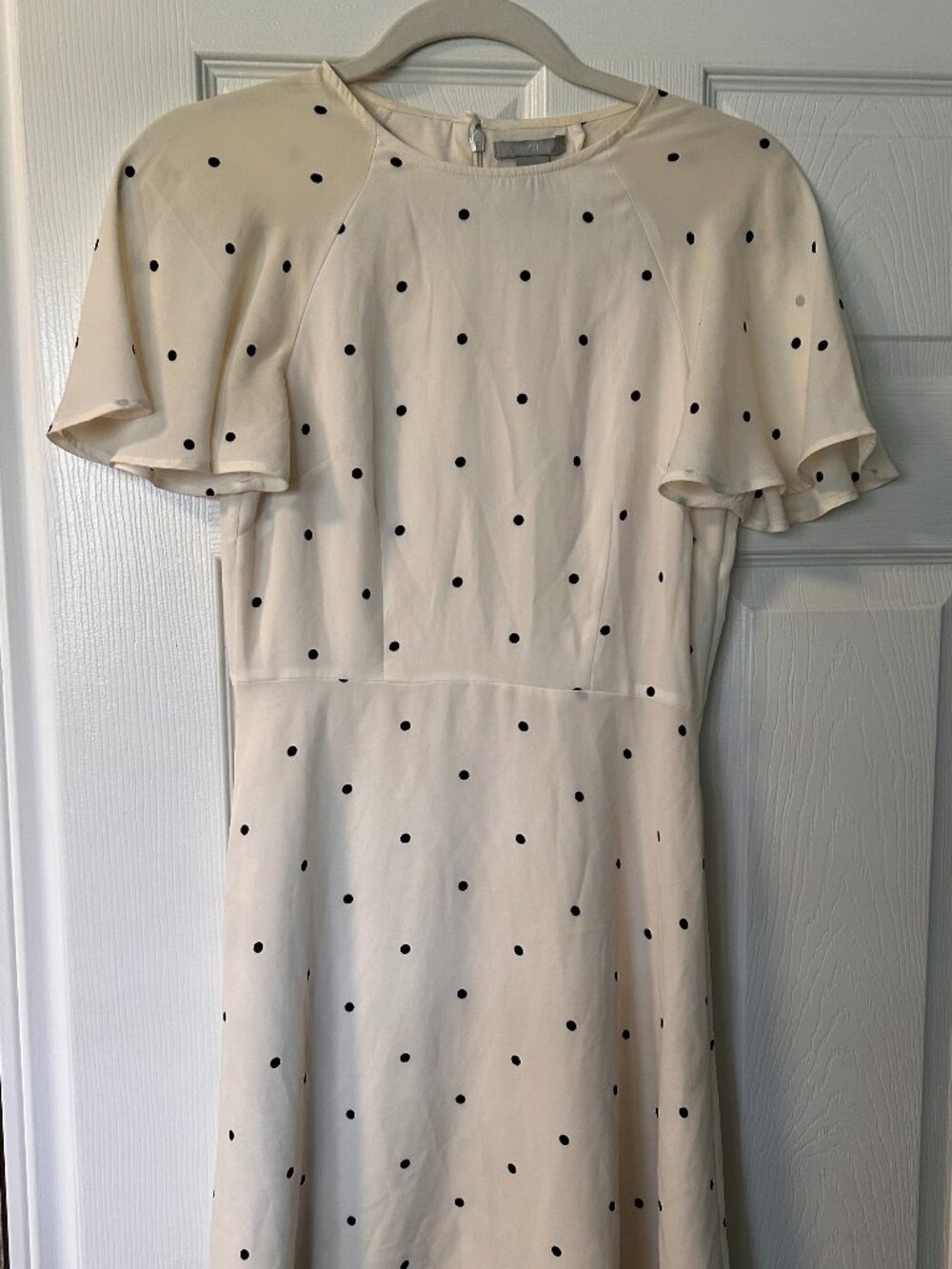 2/$20 H&M white polka dotted dress, size 2